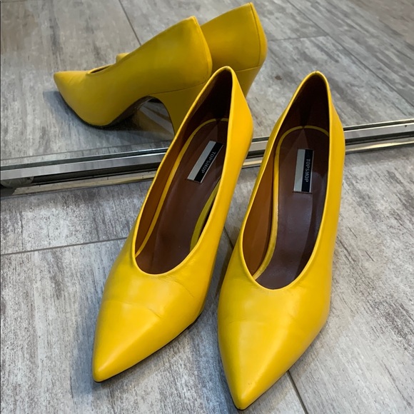 Topshop Shoes - Topshop Yellow Women's Shoes